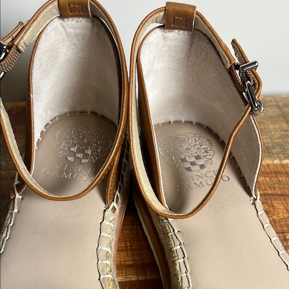 Vince Camuto Brown and Taupe Espadrille Sandals, Women’s 8 - Picture 5 of 9